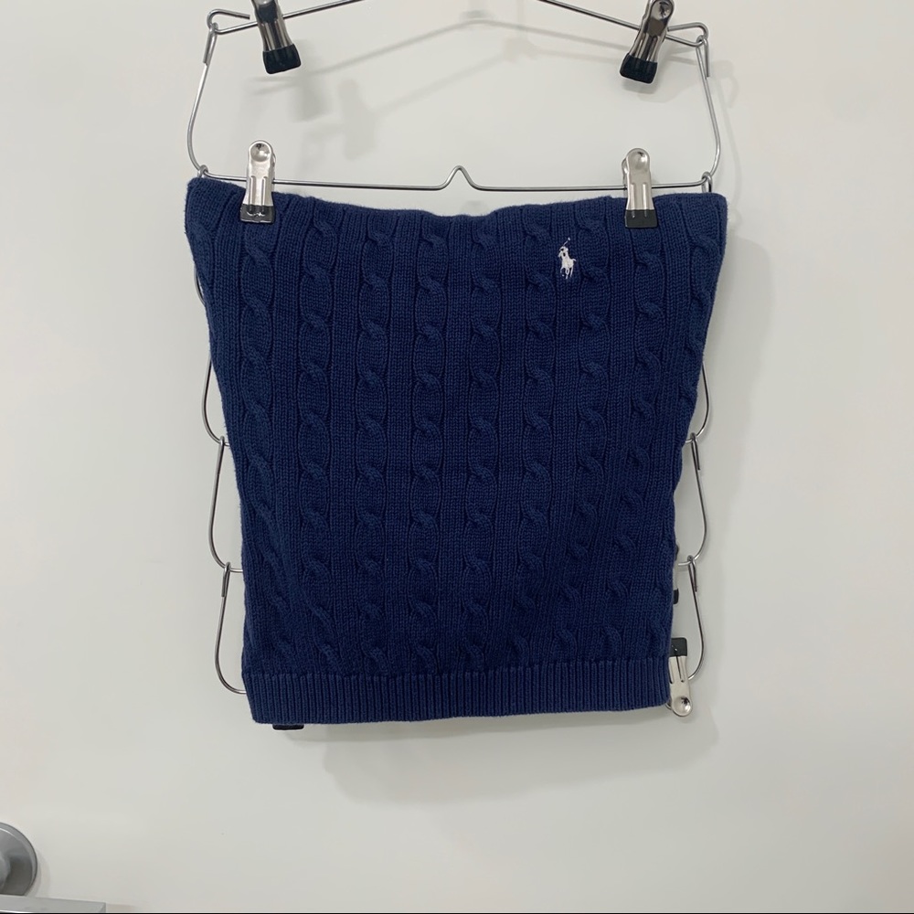 Ralph Lauren Navy Knit Tube Top